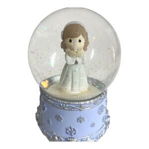 VTG Precious Moments MUSICAL WATER BALL Snow Globe 7th in Annual Angel Music Box